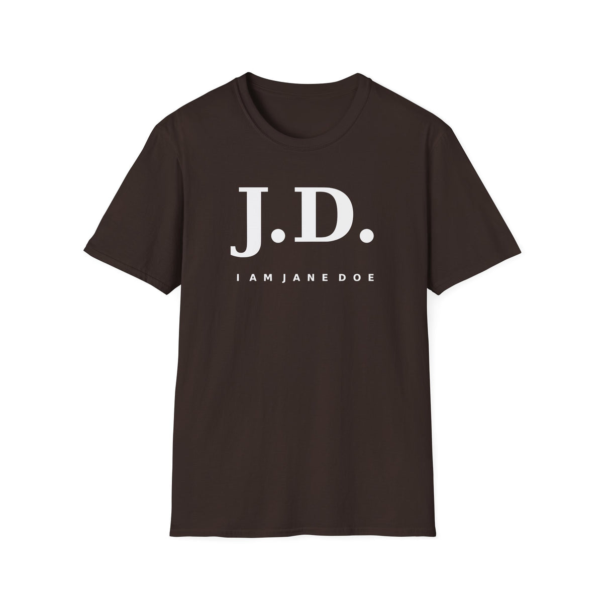 J.D. Monogram Shirt | Minimal I Am Jane Doe Solidarity Tee