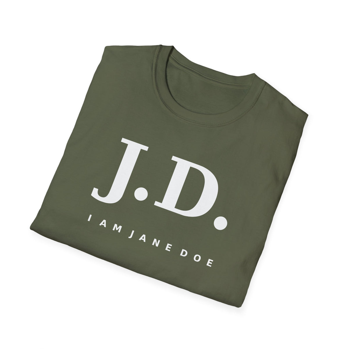 J.D. Monogram Shirt | Minimal I Am Jane Doe Solidarity Tee