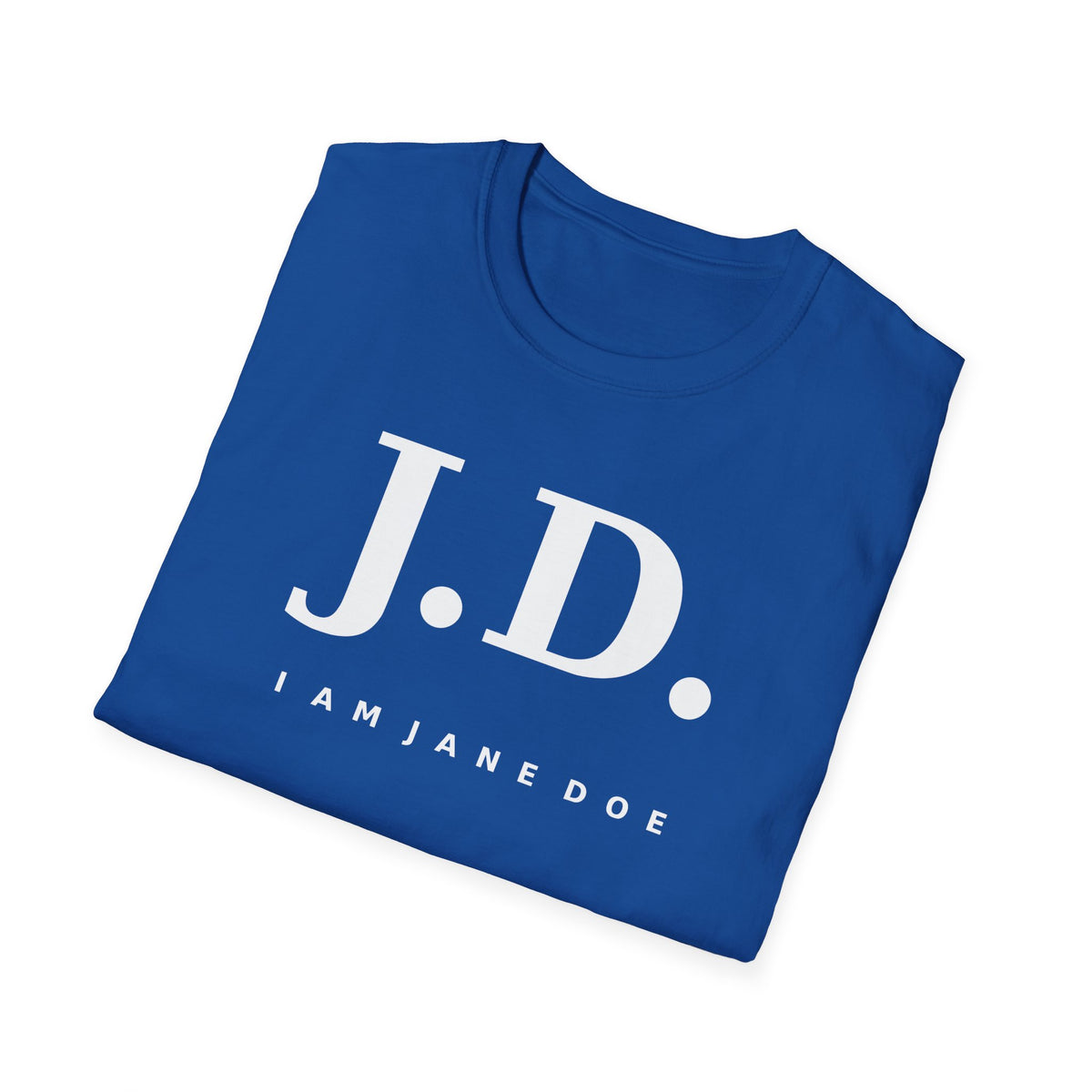 J.D. Monogram Shirt | Minimal I Am Jane Doe Solidarity Tee