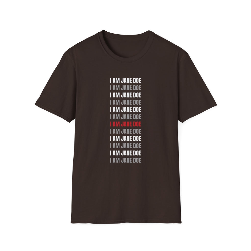 I Am Jane Doe Repeat Shirt | Bold Survivor Solidarity Tee