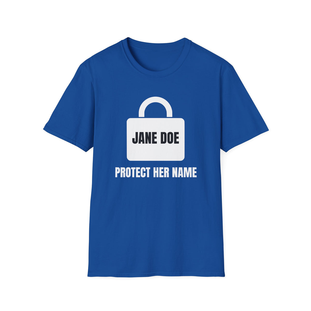 Protect Her Name Shirt | Jane Doe Padlock Solidarity Tee