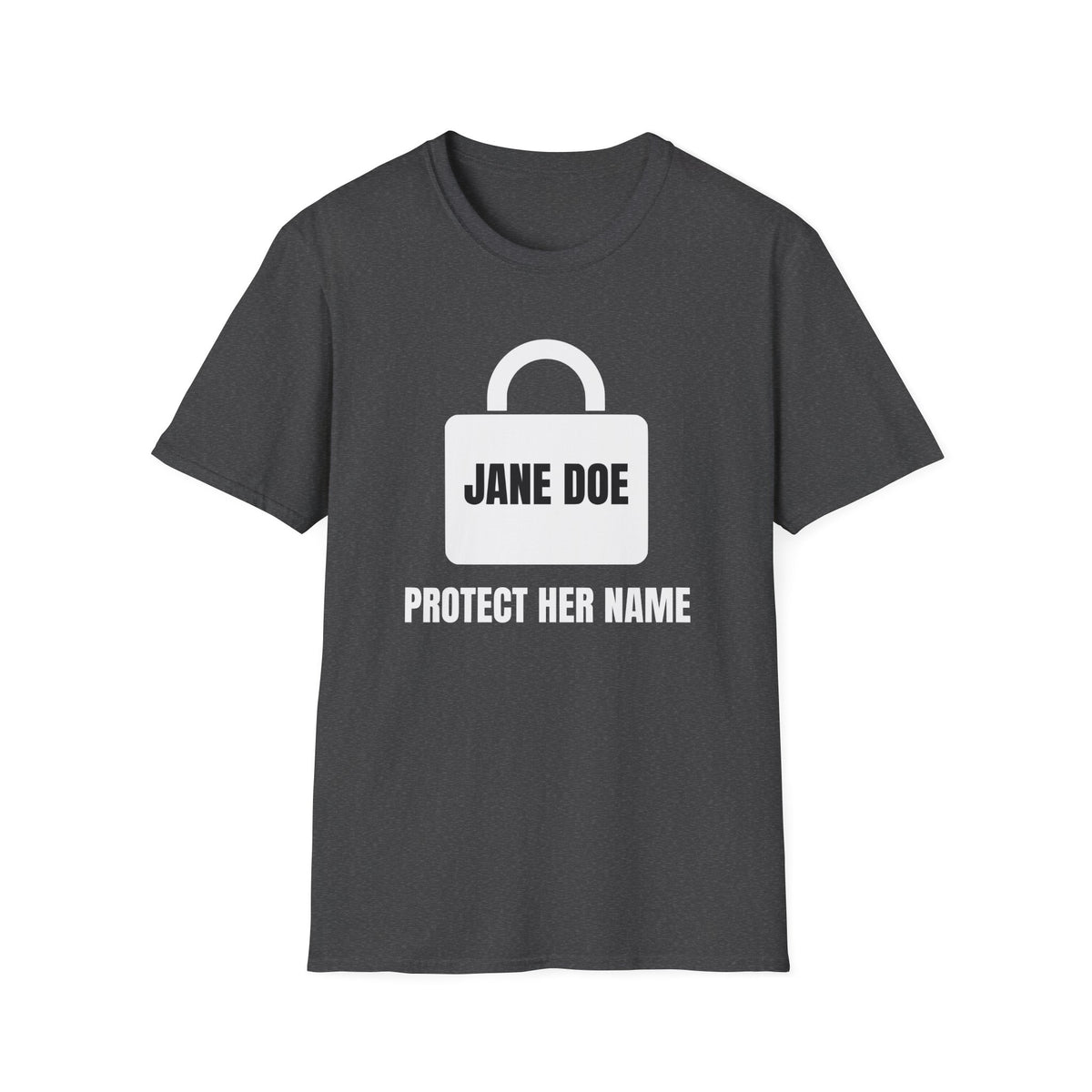 Protect Her Name Shirt | Jane Doe Padlock Solidarity Tee