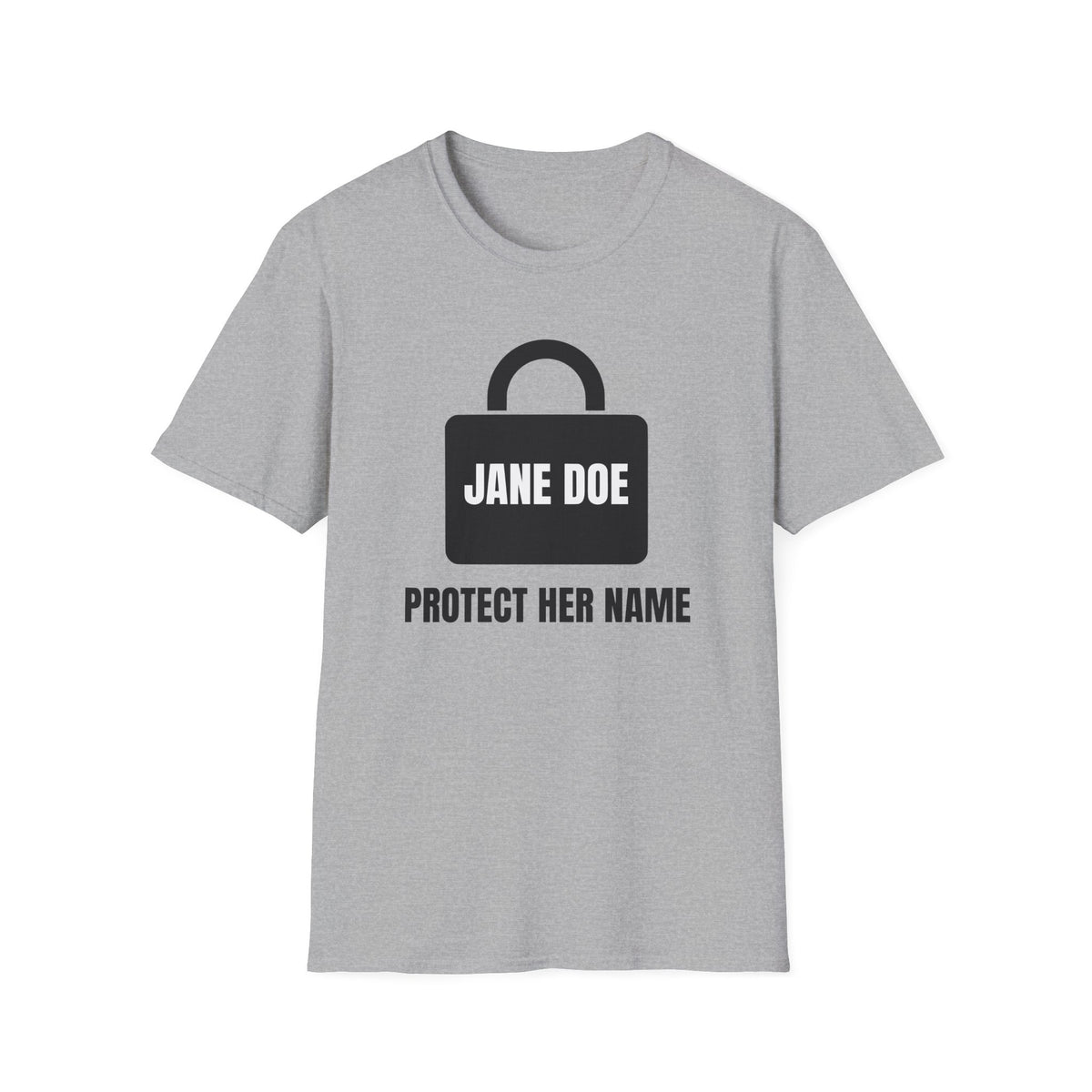Protect Her Name Shirt | Jane Doe Padlock Solidarity Tee