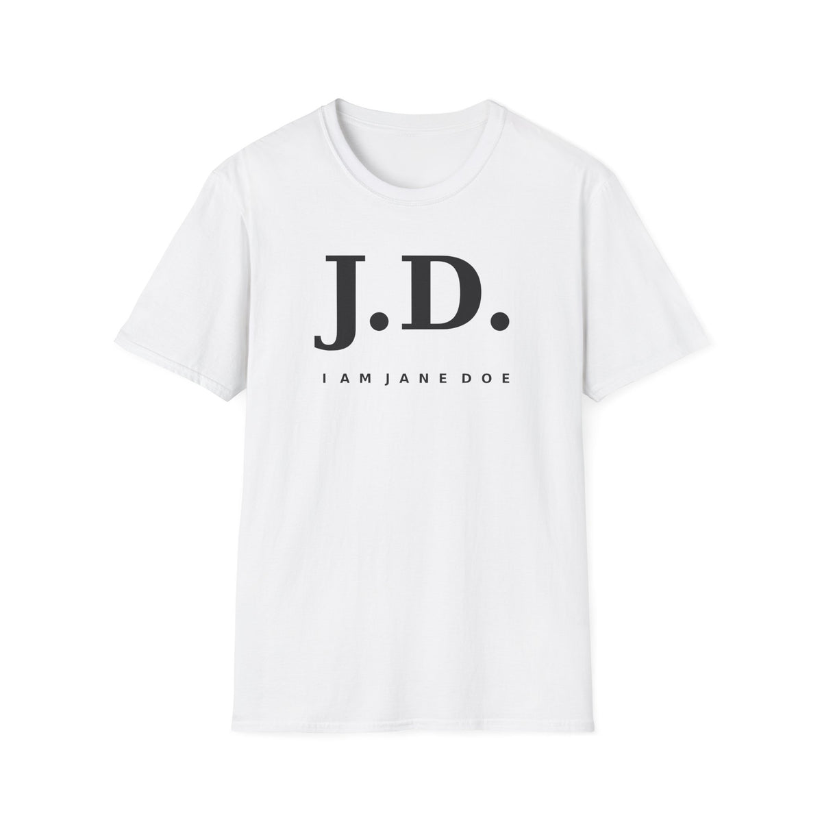 J.D. Monogram Shirt | Minimal I Am Jane Doe Solidarity Tee