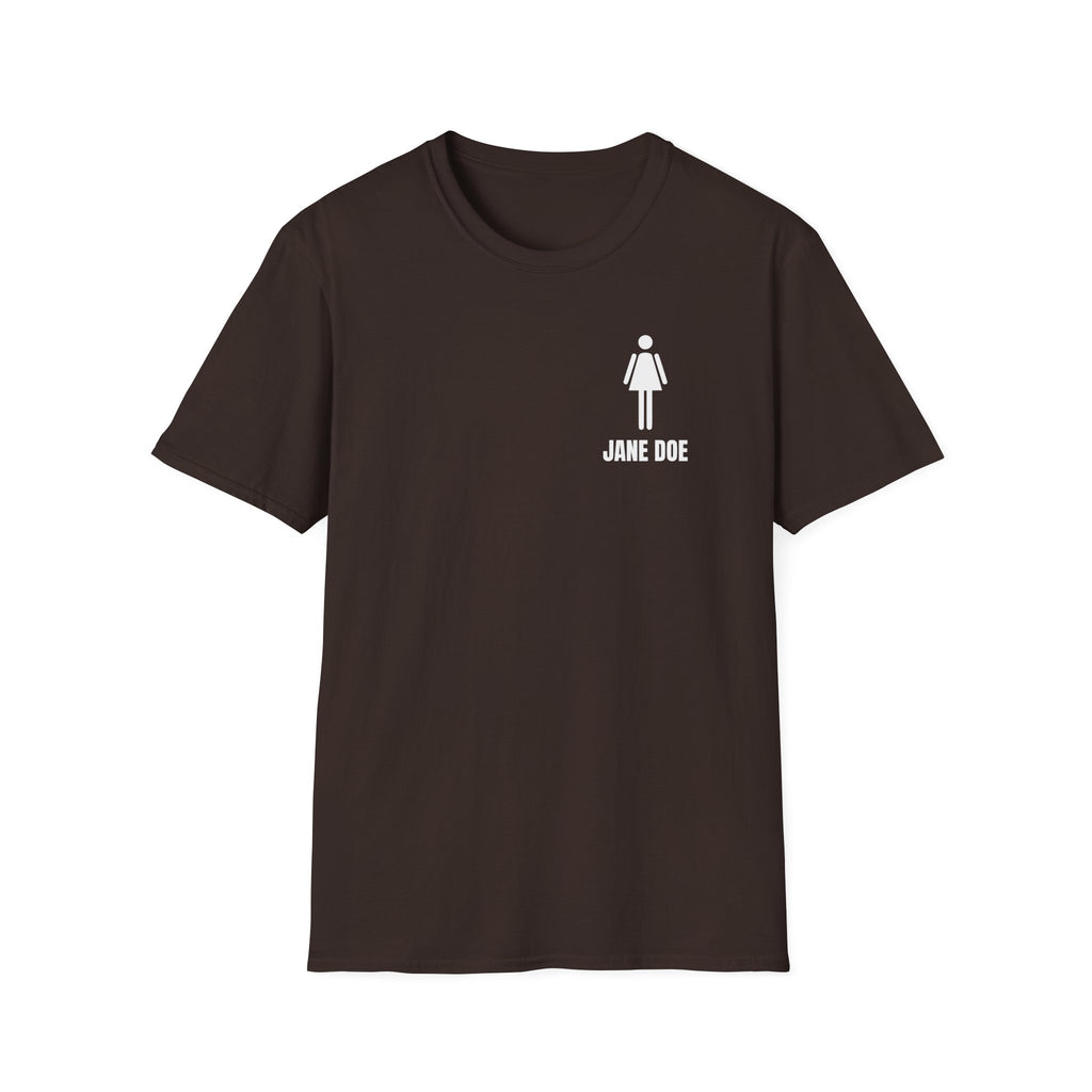 Jane Doe Pocket Print Shirt | Minimal Survivor Solidarity Tee