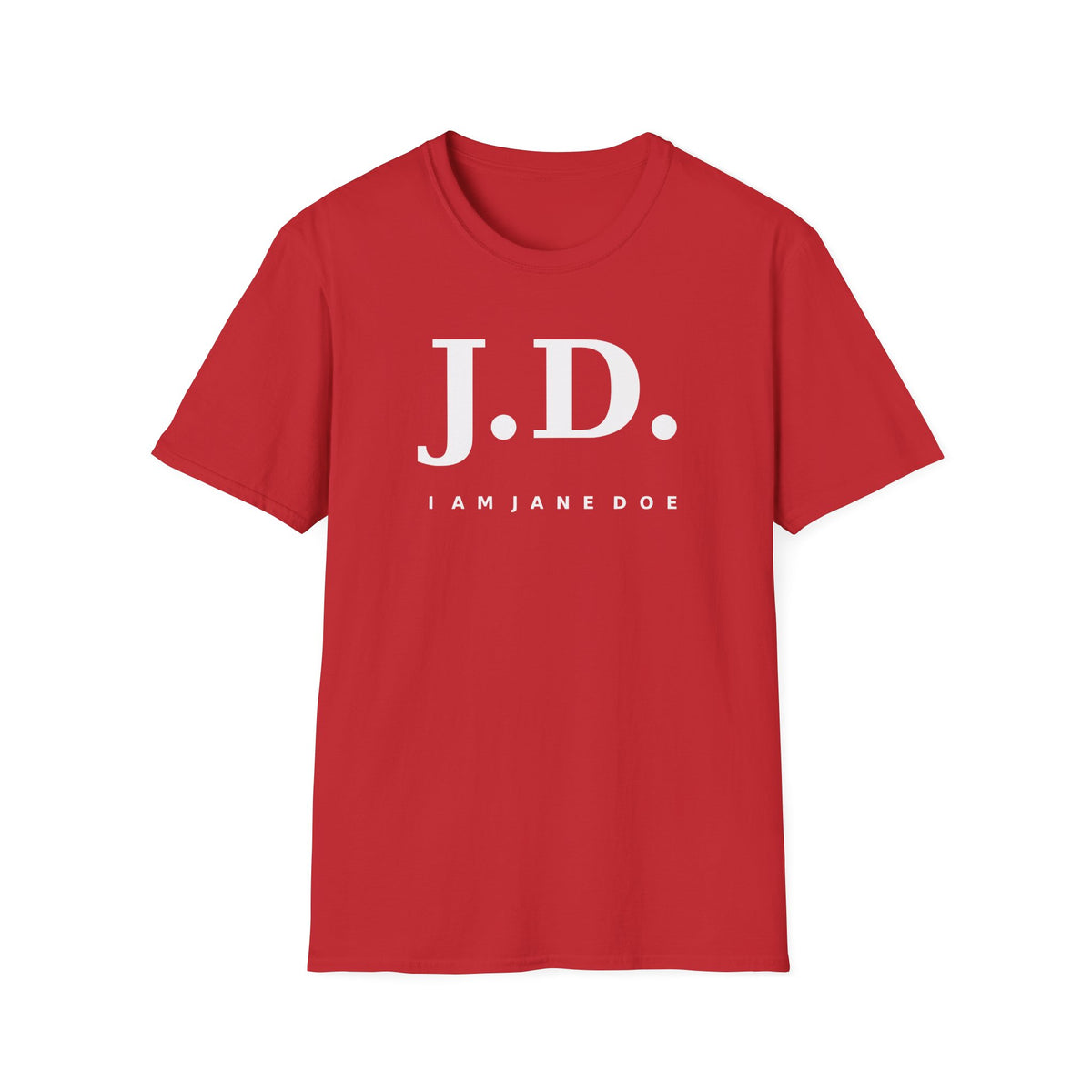 J.D. Monogram Shirt | Minimal I Am Jane Doe Solidarity Tee