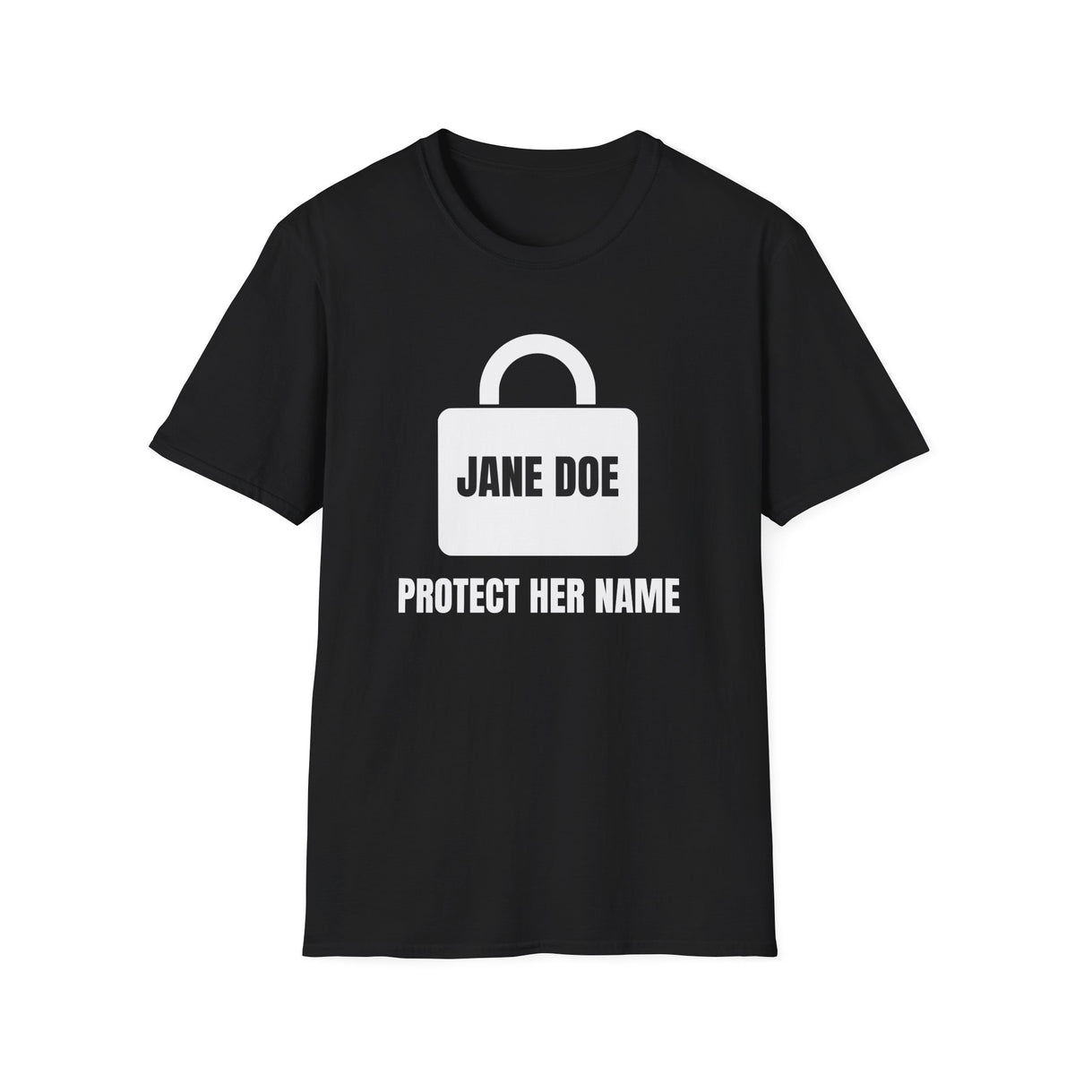 Protect Her Name Shirt | Jane Doe Padlock Solidarity Tee