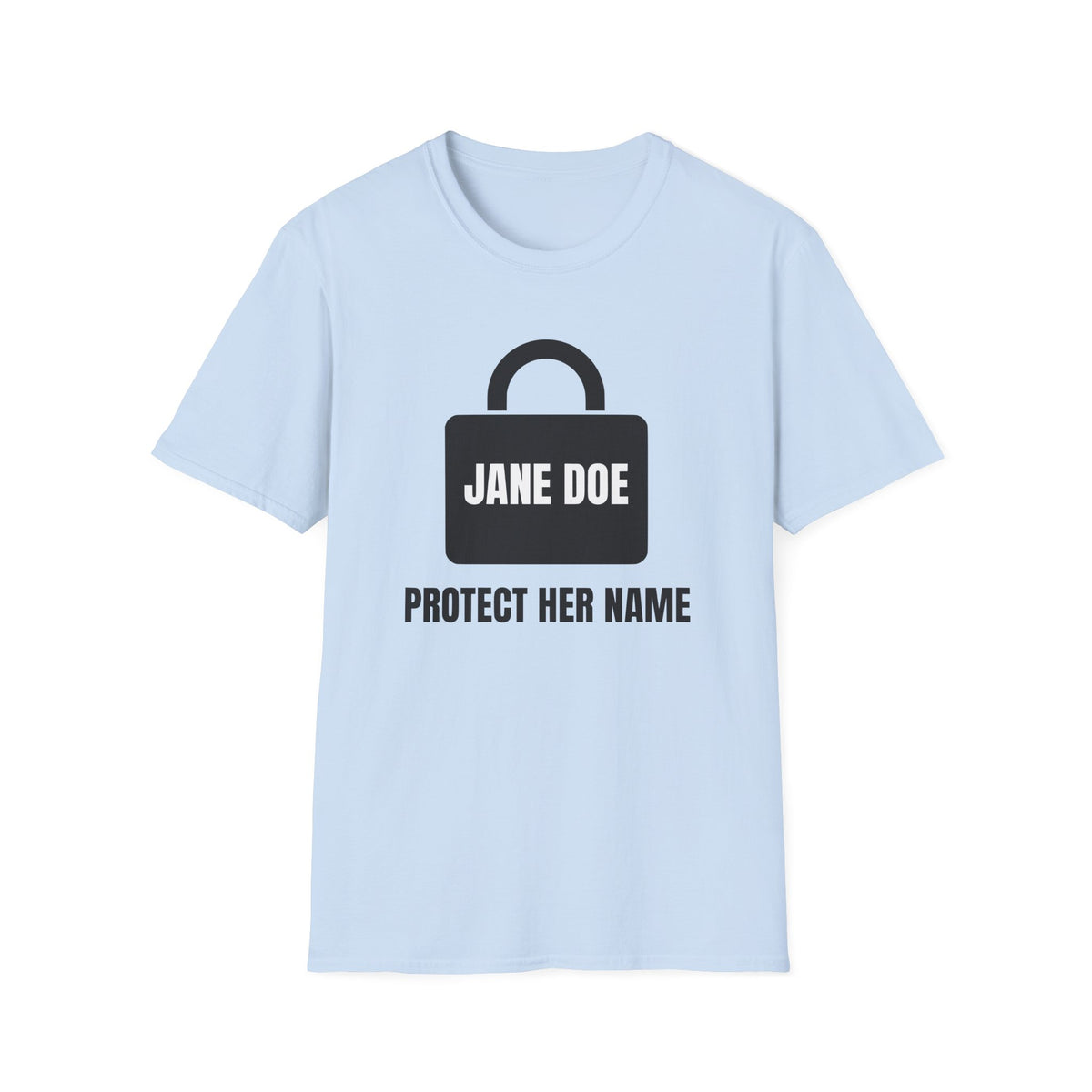 Protect Her Name Shirt | Jane Doe Padlock Solidarity Tee
