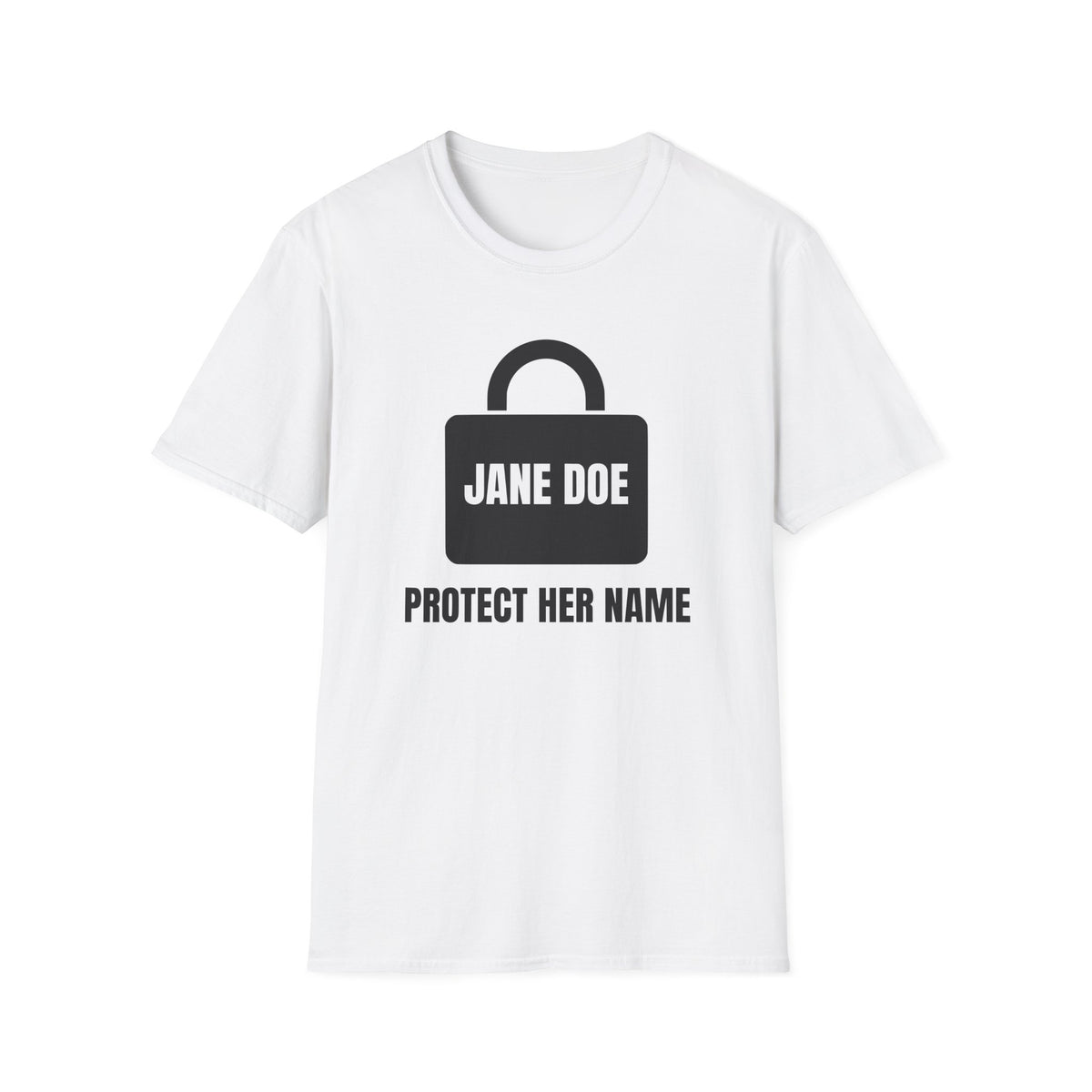Protect Her Name Shirt | Jane Doe Padlock Solidarity Tee