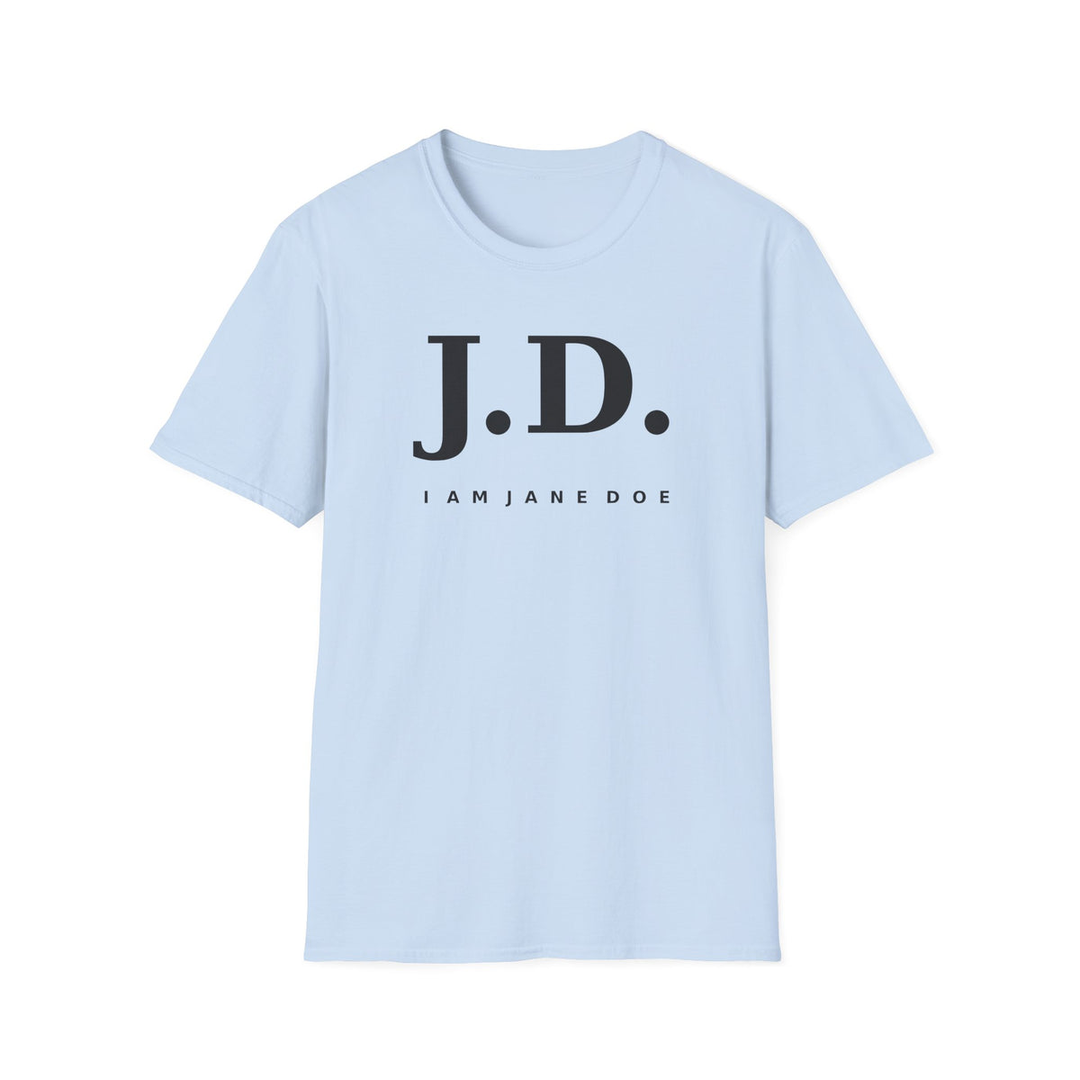 J.D. Monogram Shirt | Minimal I Am Jane Doe Solidarity Tee