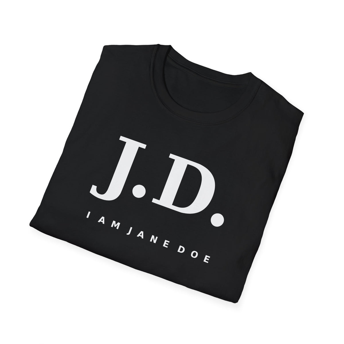 J.D. Monogram Shirt | Minimal I Am Jane Doe Solidarity Tee