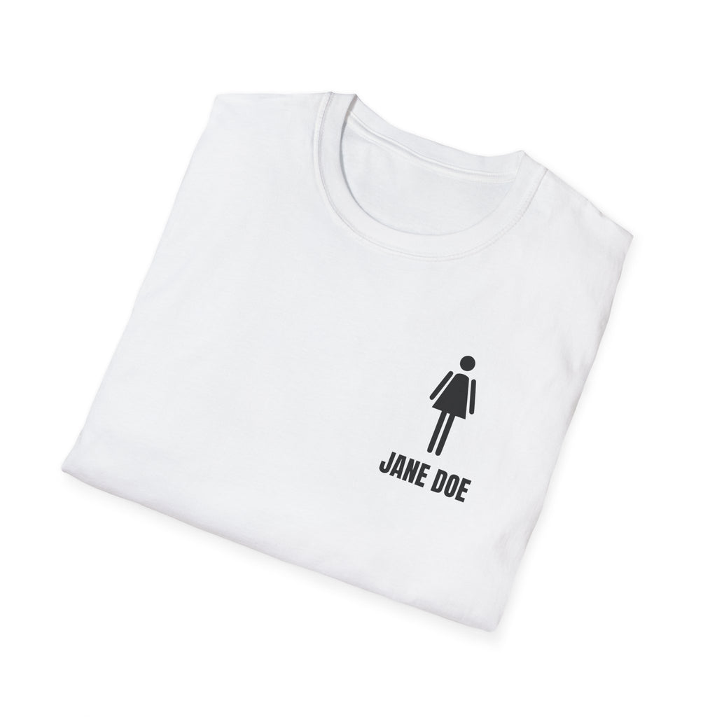 Jane Doe Pocket Print Shirt | Minimal Survivor Solidarity Tee