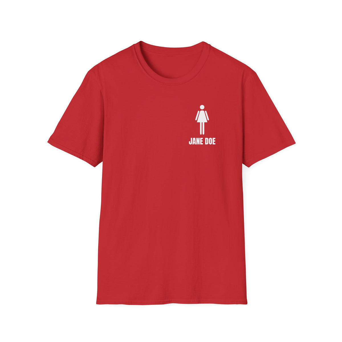 Jane Doe Pocket Print Shirt | Minimal Survivor Solidarity Tee
