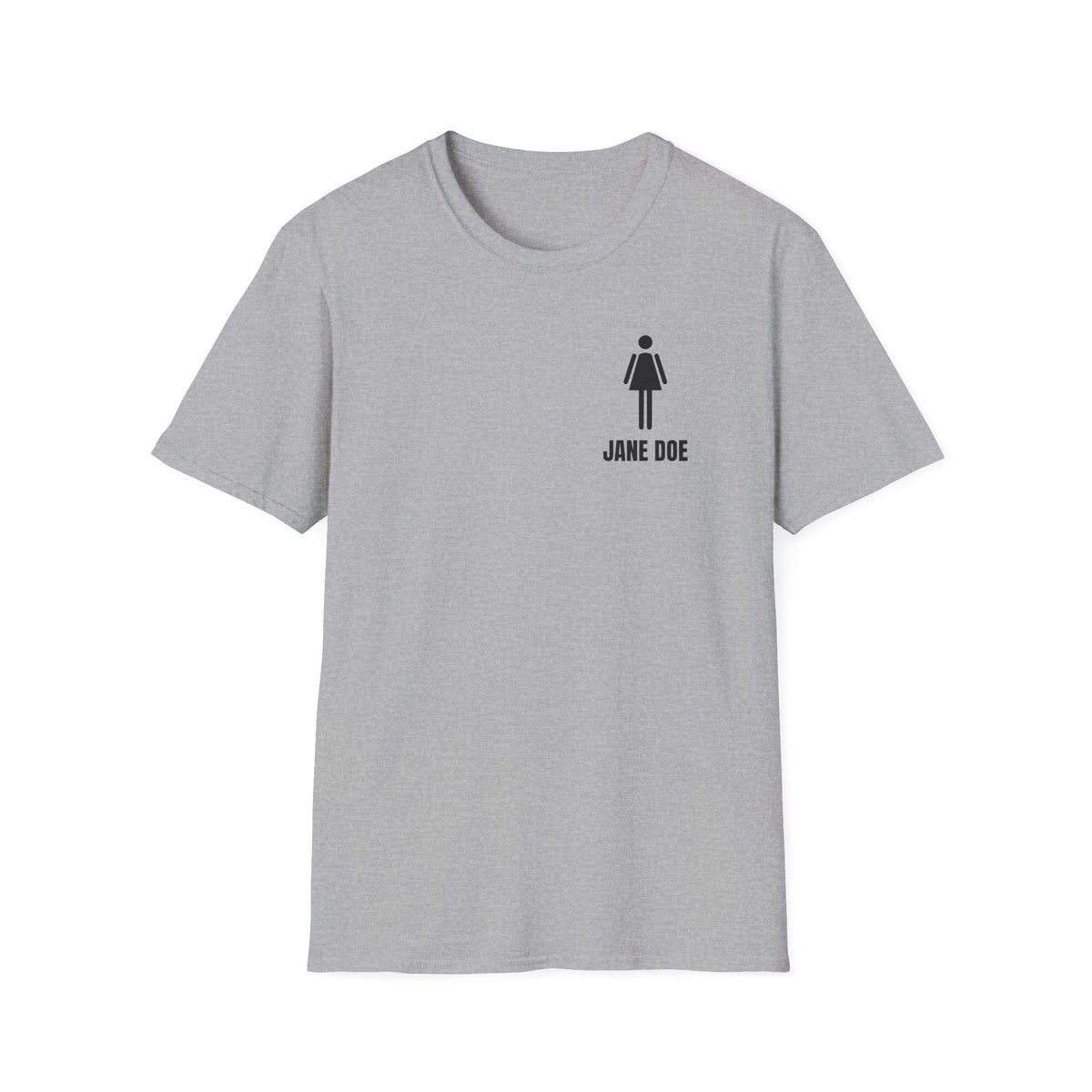 Jane Doe Pocket Print Shirt | Minimal Survivor Solidarity Tee