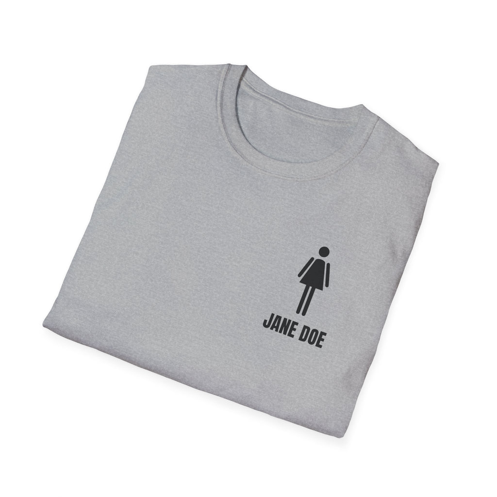Jane Doe Pocket Print Shirt | Minimal Survivor Solidarity Tee