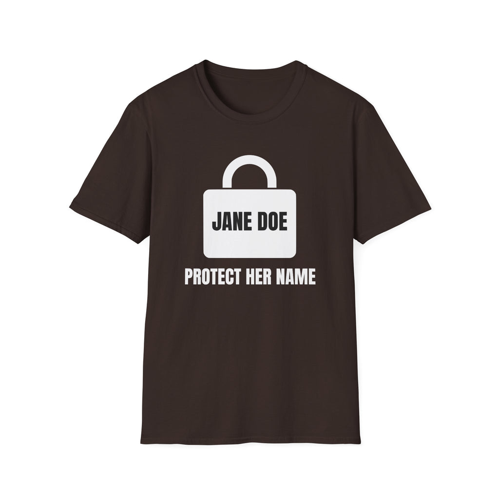 Protect Her Name Shirt | Jane Doe Padlock Solidarity Tee