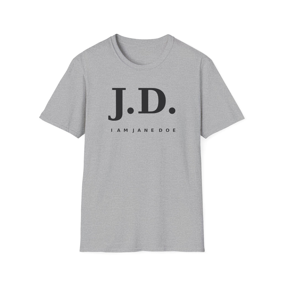 J.D. Monogram Shirt | Minimal I Am Jane Doe Solidarity Tee