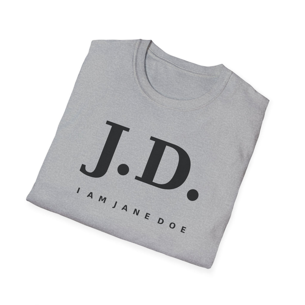 J.D. Monogram Shirt | Minimal I Am Jane Doe Solidarity Tee
