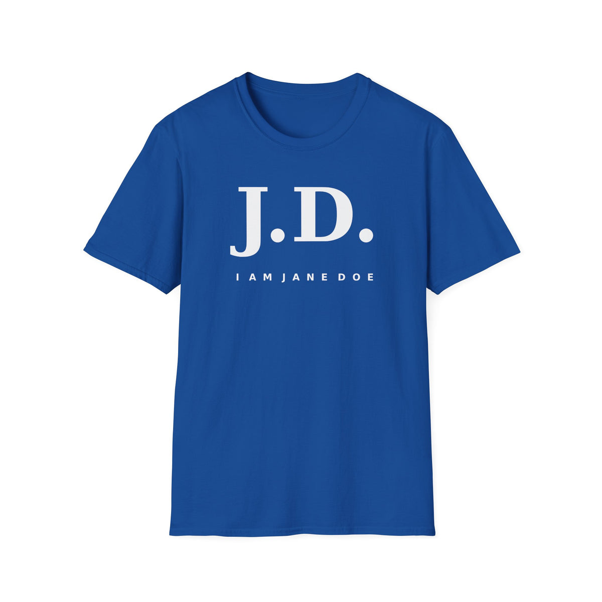 J.D. Monogram Shirt | Minimal I Am Jane Doe Solidarity Tee