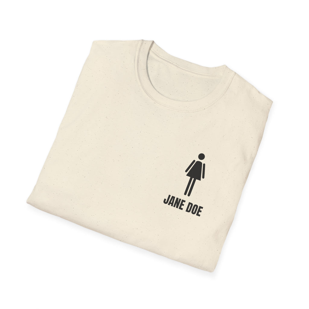 Jane Doe Pocket Print Shirt | Minimal Survivor Solidarity Tee