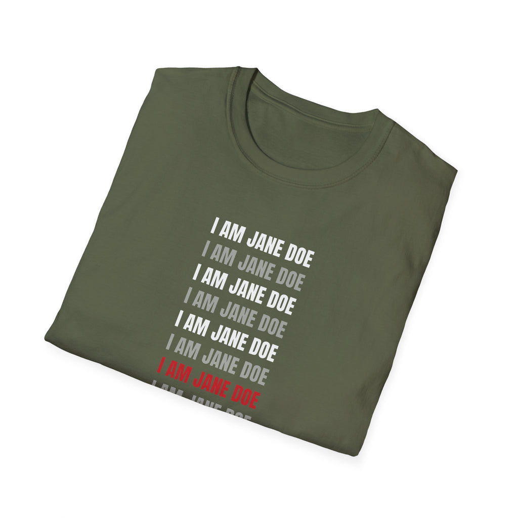 I Am Jane Doe Repeat Shirt | Bold Survivor Solidarity Tee