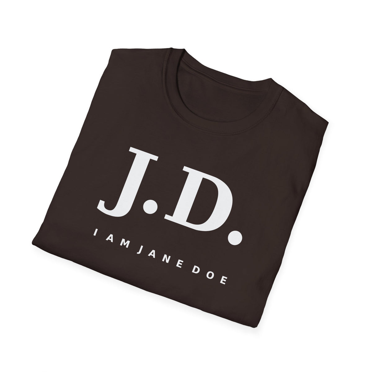 J.D. Monogram Shirt | Minimal I Am Jane Doe Solidarity Tee