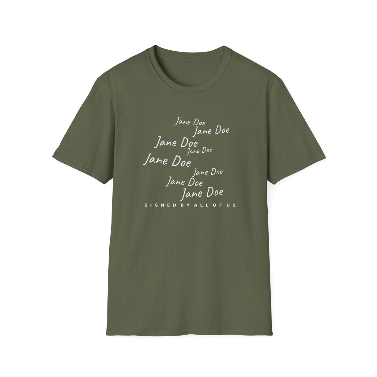 Jane Doe Signatures Shirt | Signed By All Of Us Solidarity Tee