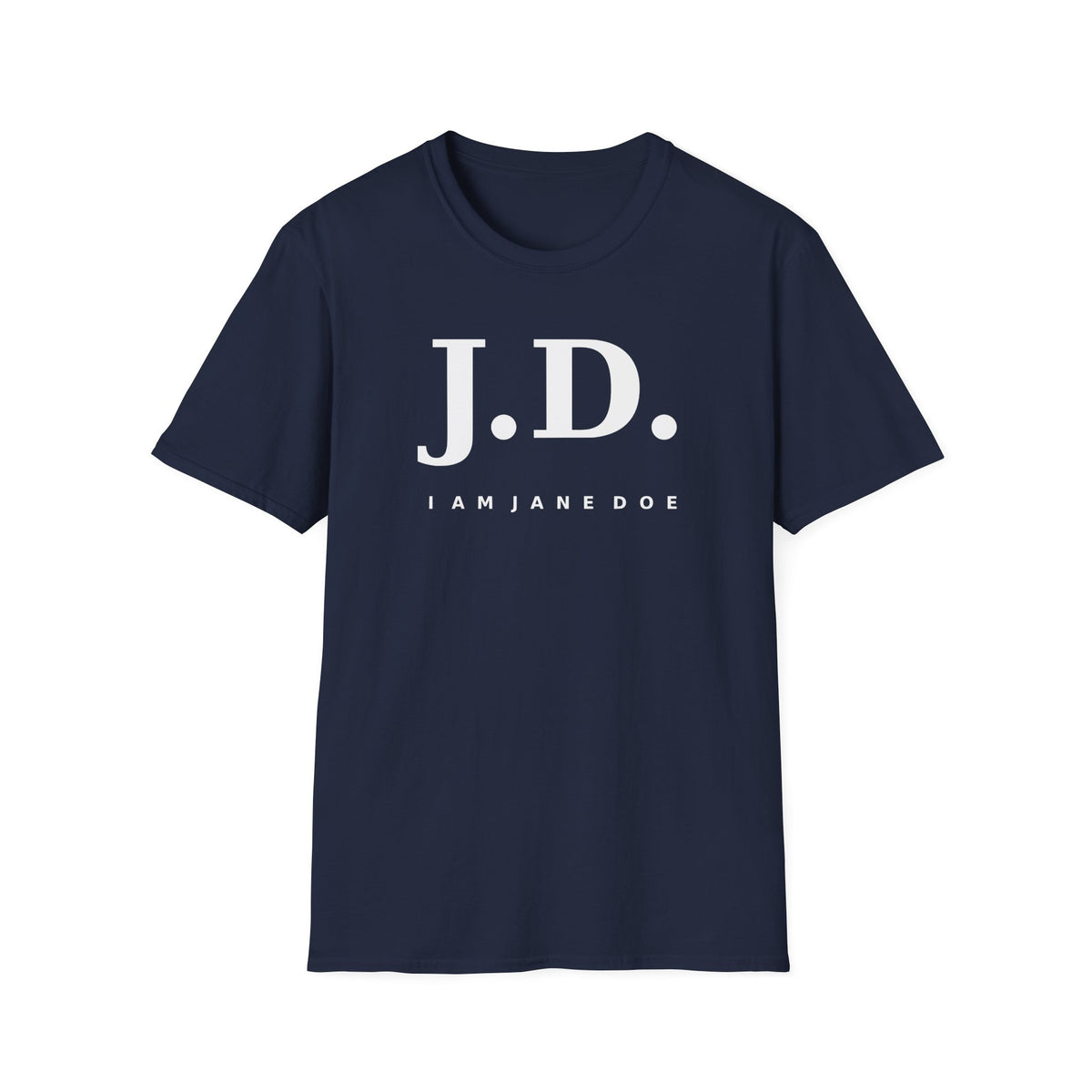 J.D. Monogram Shirt | Minimal I Am Jane Doe Solidarity Tee