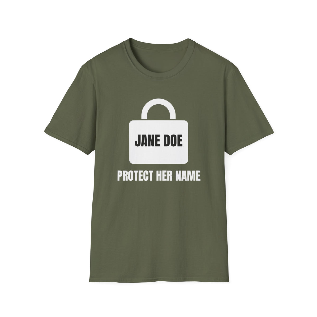 Protect Her Name Shirt | Jane Doe Padlock Solidarity Tee