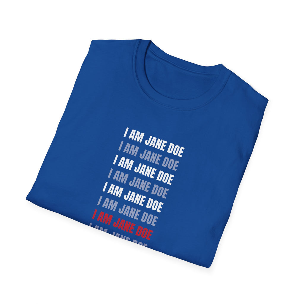 I Am Jane Doe Repeat Shirt | Bold Survivor Solidarity Tee