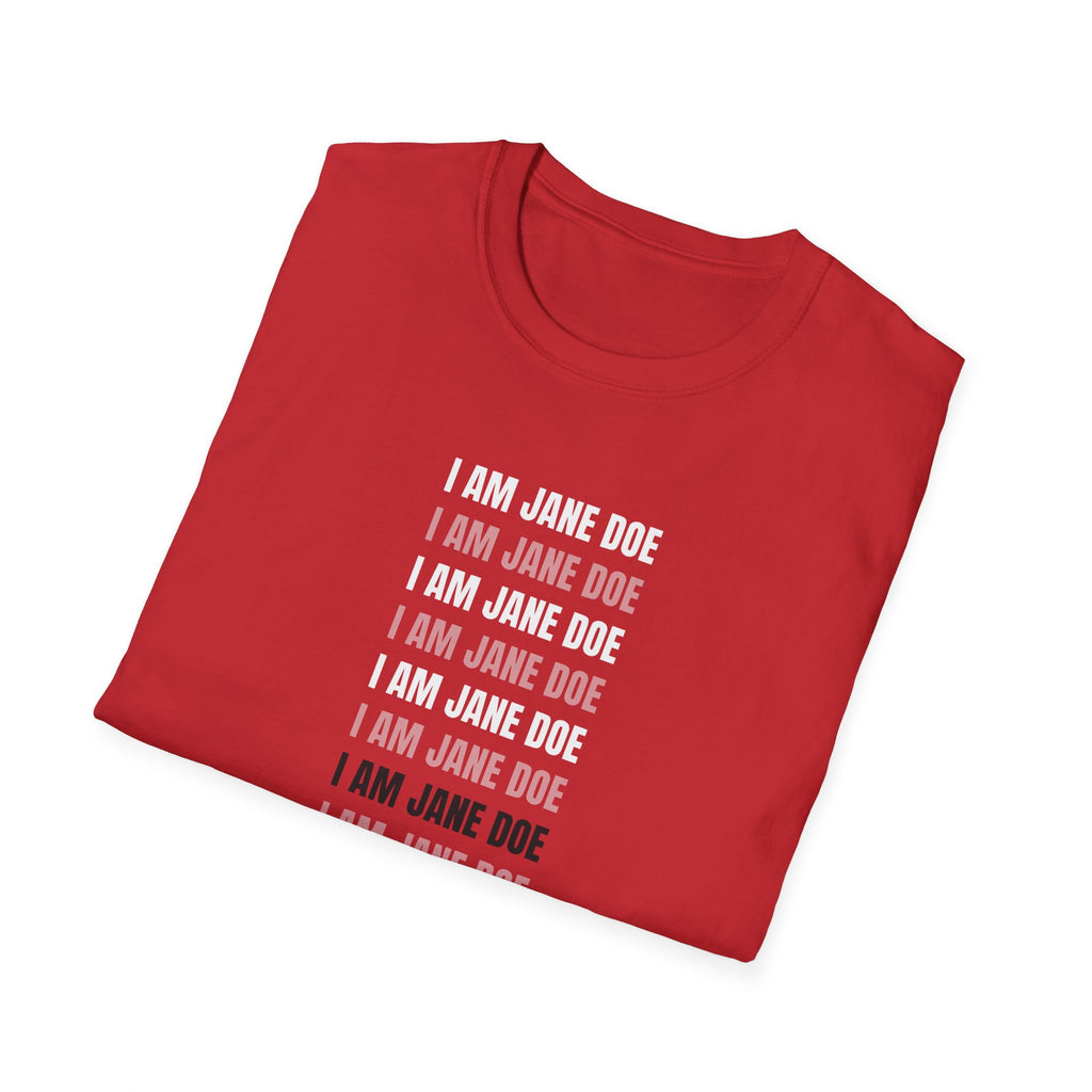 I Am Jane Doe Repeat Shirt | Bold Survivor Solidarity Tee