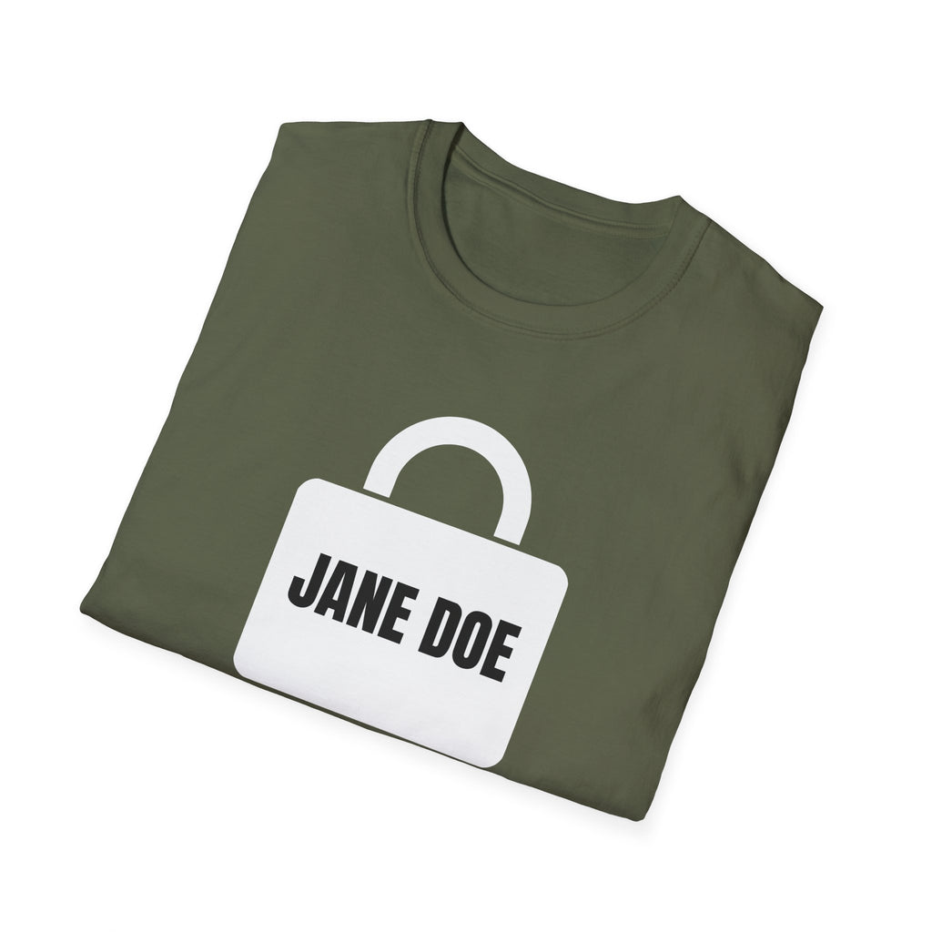 Protect Her Name Shirt | Jane Doe Padlock Solidarity Tee