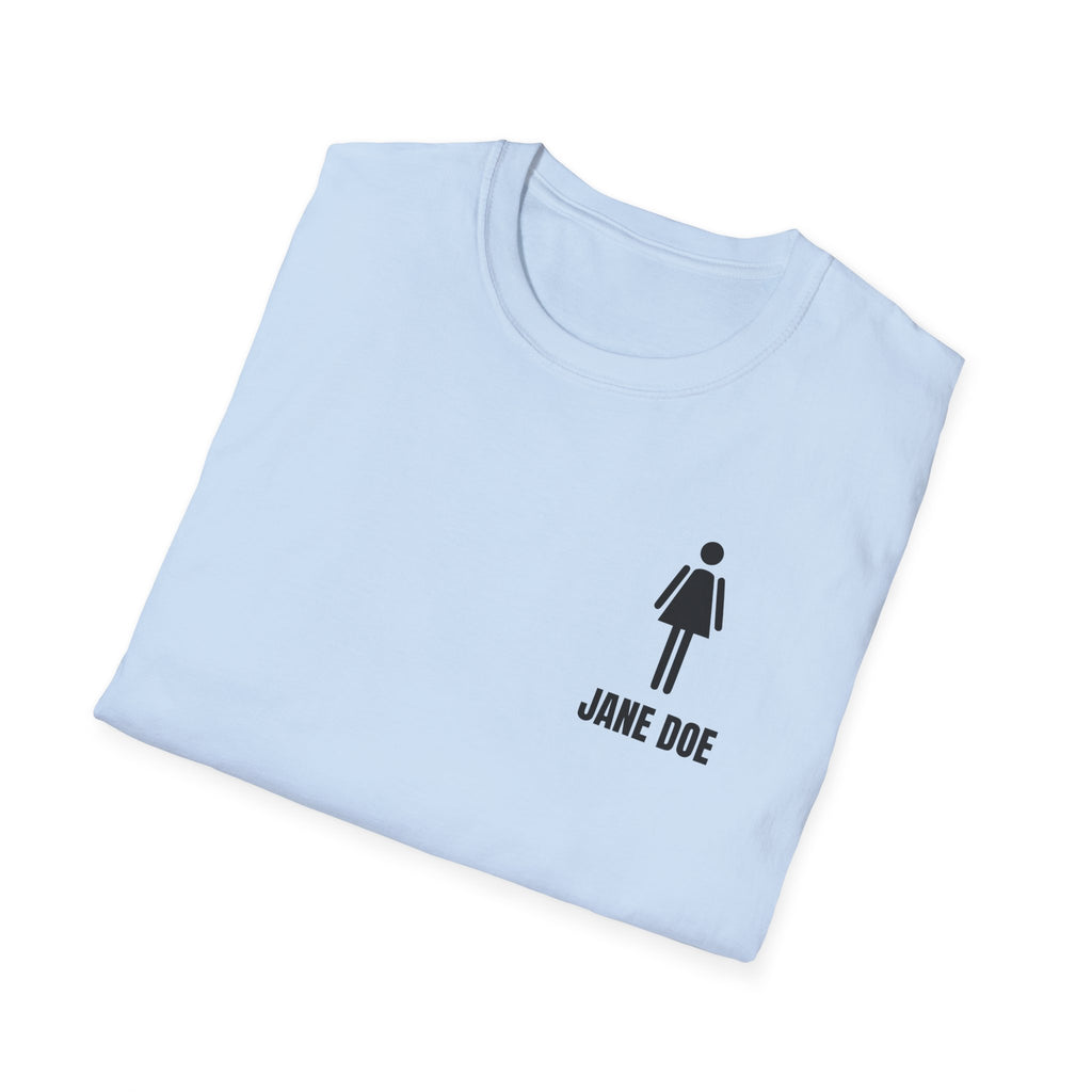 Jane Doe Pocket Print Shirt | Minimal Survivor Solidarity Tee