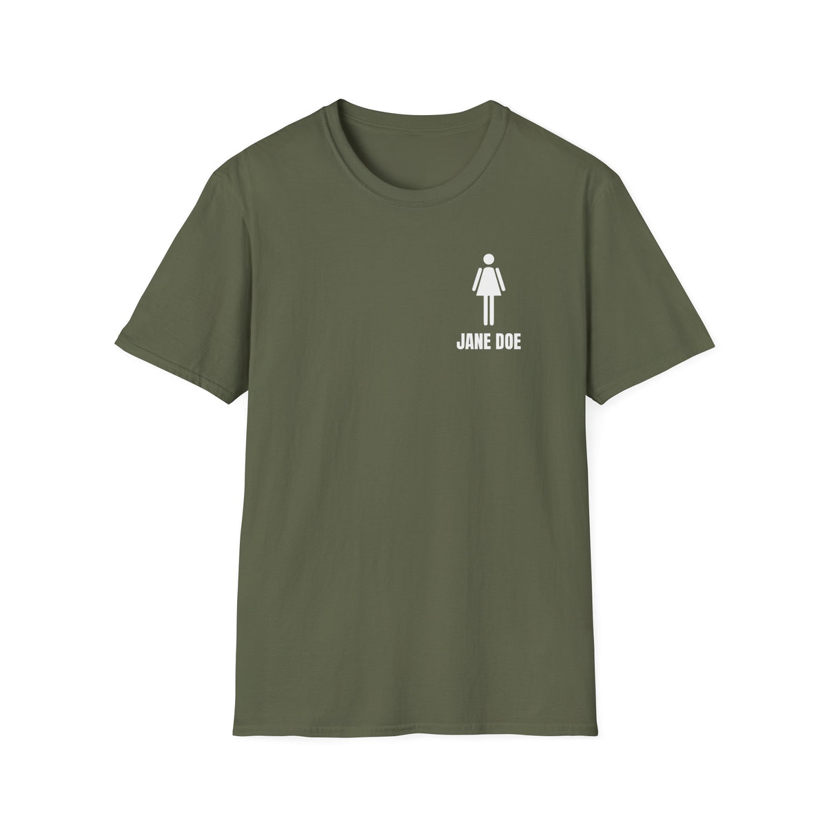 Jane Doe Pocket Print Shirt | Minimal Survivor Solidarity Tee