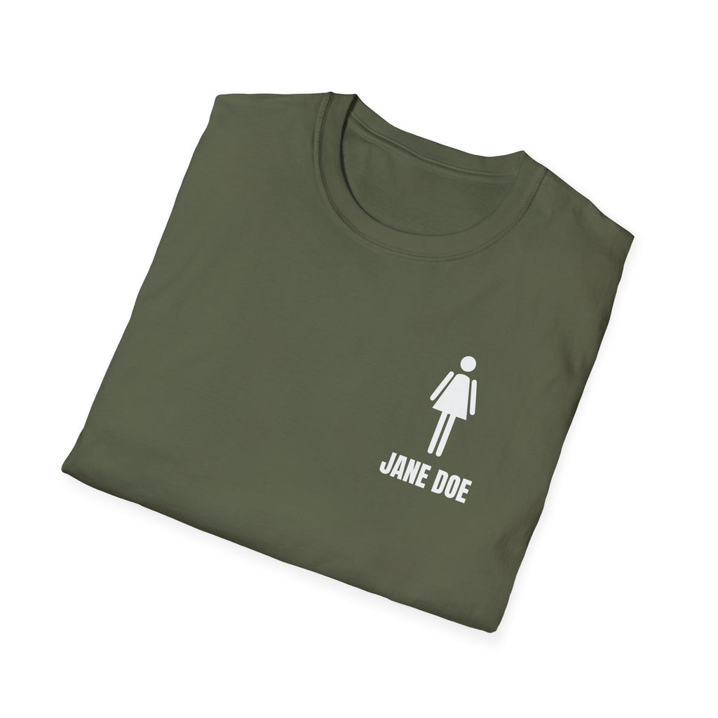 Jane Doe Pocket Print Shirt | Minimal Survivor Solidarity Tee