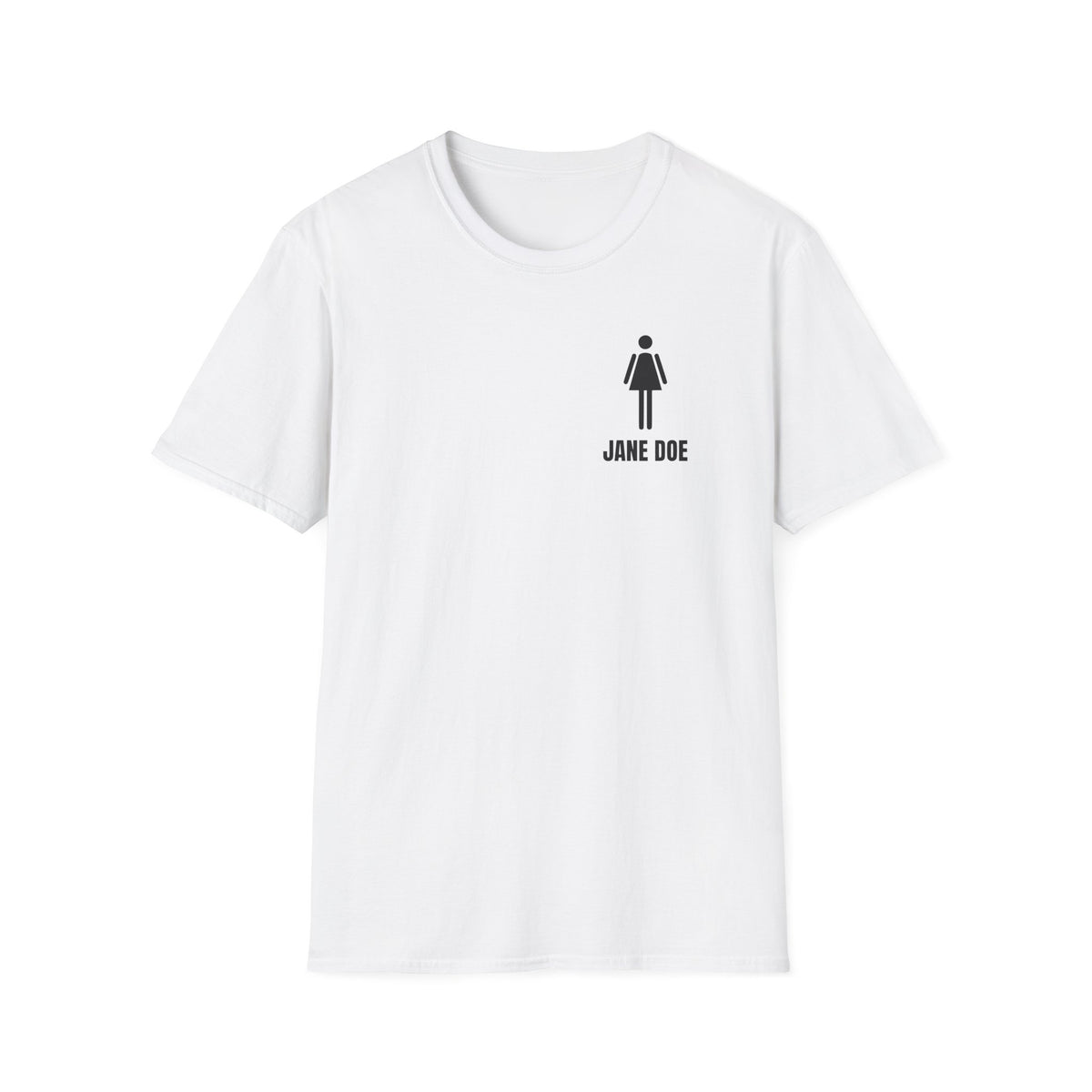 Jane Doe Pocket Print Shirt | Minimal Survivor Solidarity Tee