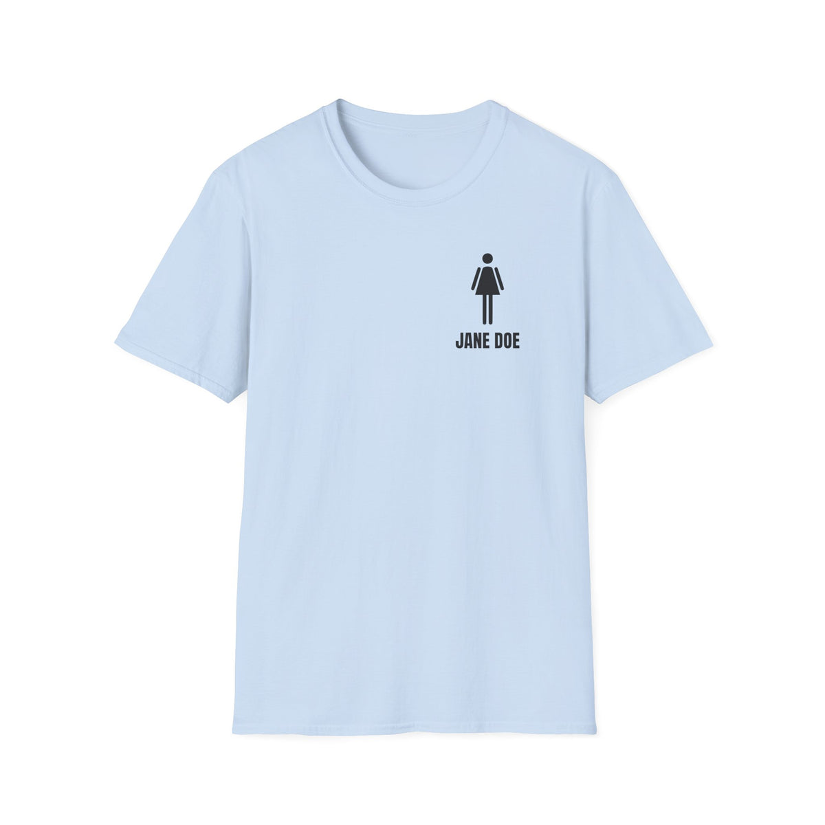 Jane Doe Pocket Print Shirt | Minimal Survivor Solidarity Tee